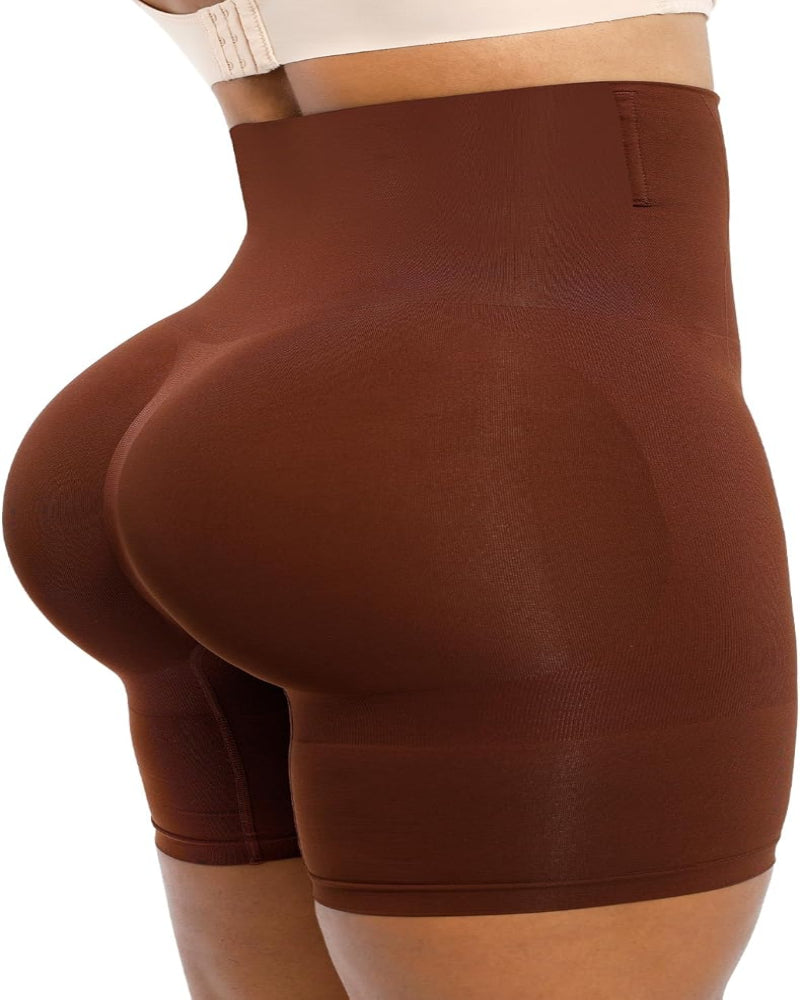 Curvefaja Shapewear Tummy Control Shorts for Women Seamless High Waisted Body Shaper Thigh Slimming Underwear Girdle