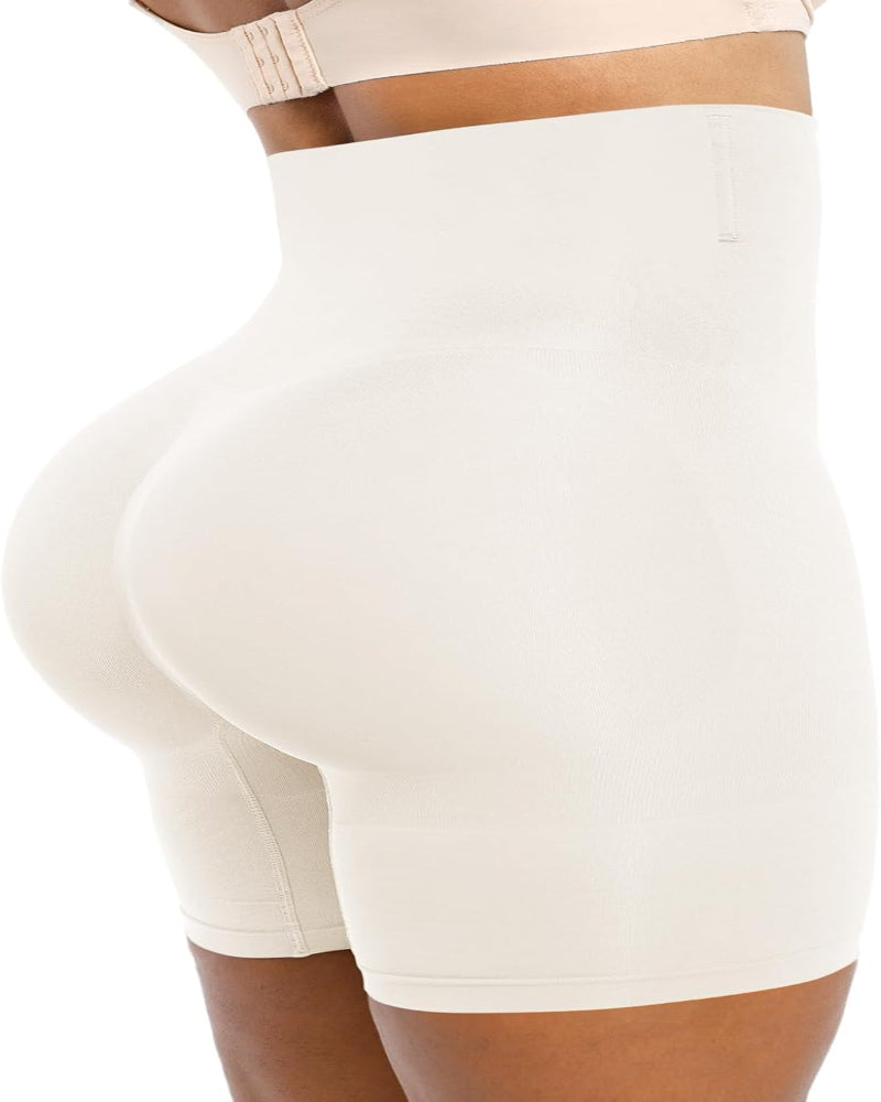 Curvefaja Shapewear Tummy Control Shorts for Women Seamless High Waisted Body Shaper Thigh Slimming Underwear Girdle