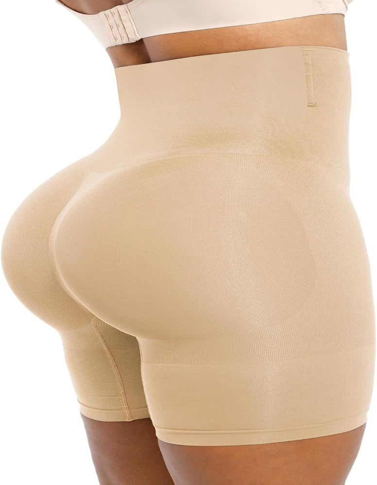 Curvefaja Shapewear Tummy Control Shorts for Women Seamless High Waisted Body Shaper Thigh Slimming Underwear Girdle