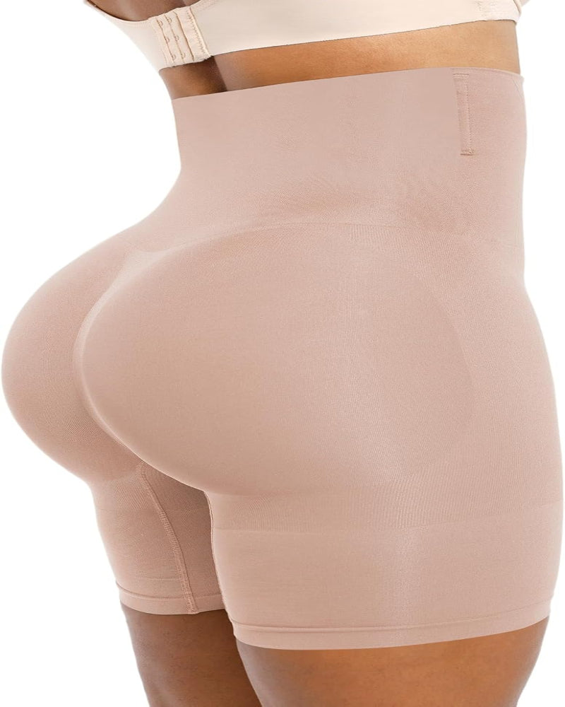 Curvefaja Shapewear Tummy Control Shorts for Women Seamless High Waisted Body Shaper Thigh Slimming Underwear Girdle