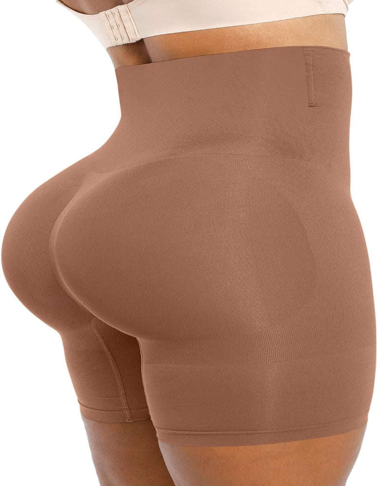 Curvefaja Shapewear Tummy Control Shorts for Women Seamless High Waisted Body Shaper Thigh Slimming Underwear Girdle