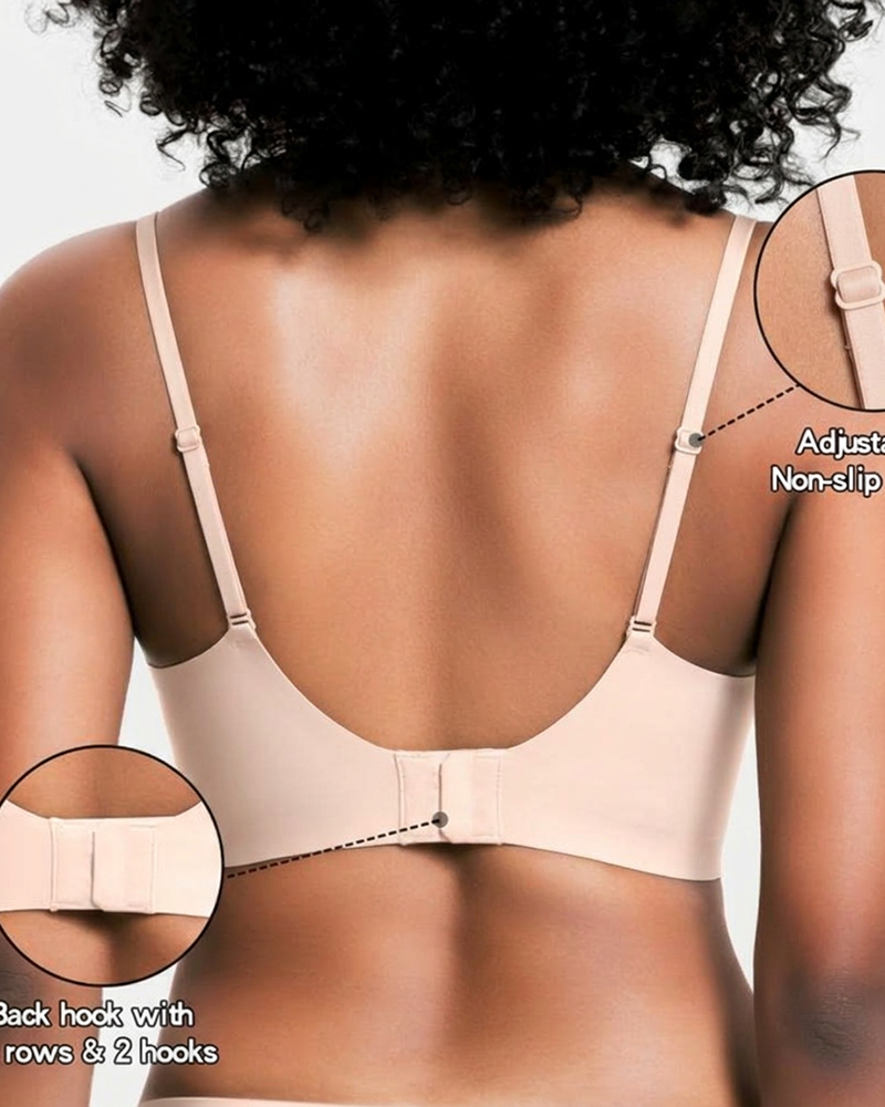 Curvefaja Comfort Fit Seamless Wireless Bra