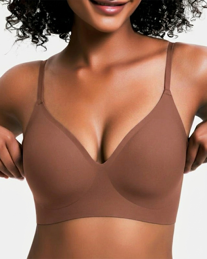 Curvefaja Comfort Fit Seamless Wireless Bra