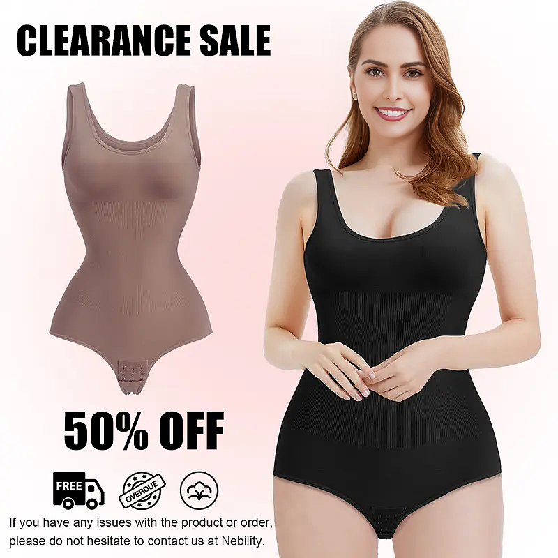 Curvefaja® Smoothing Seamless Tank Top Bodysuit Tummy Control Shapewear