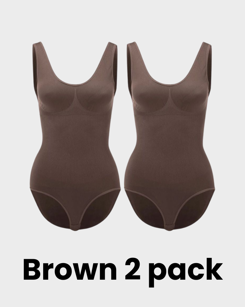 Curvefaja® Smoothing Seamless Tank Top Bodysuit Tummy Control Shapewear