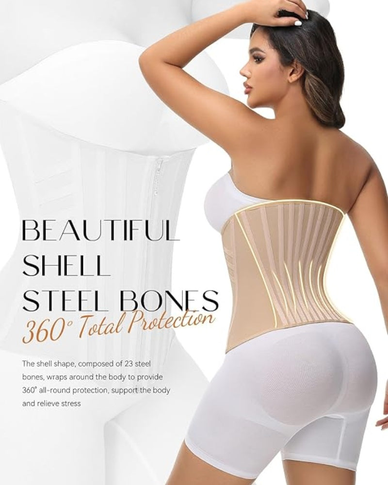 Curvefaja® Curved Boned Waist Trainer High Compression Tiny Waist Corset