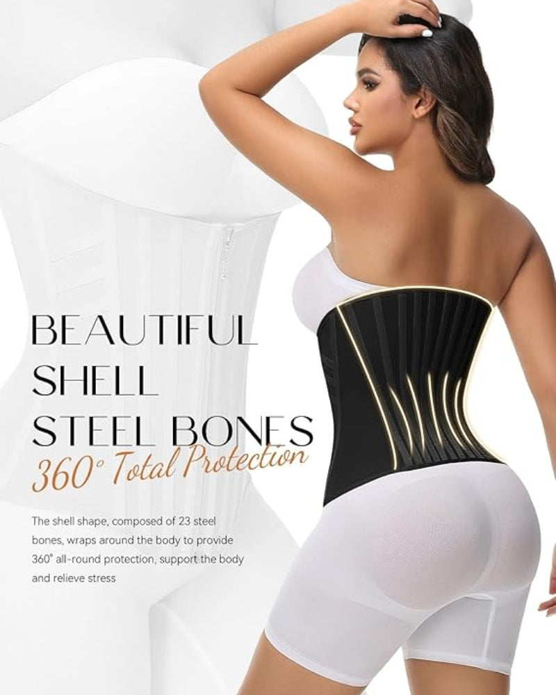 Curvefaja® Curved Boned Waist Trainer High Compression Tiny Waist Corset