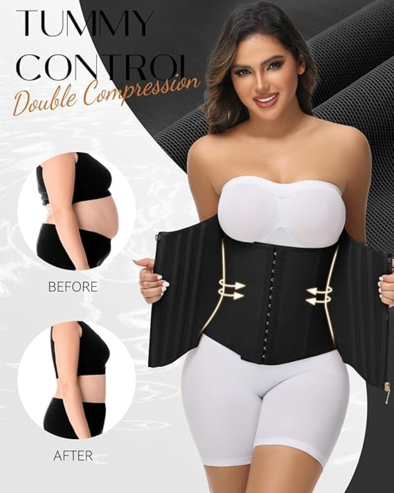 Curvefaja® Curved Boned Waist Trainer High Compression Tiny Waist Corset