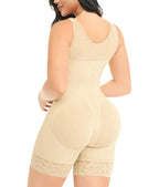 Curvefaja® Fajas Colombianas Shapewear for Women Tummy Control Post Surgery Full Body Shaper Butt Lifter with Zipper Crotch