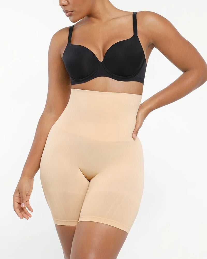 Curvefaja Shapewear Tummy Control Shorts for Women Seamless High Waisted Body Shaper Thigh Slimming Underwear Girdle