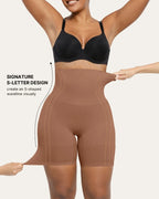 Curvefaja Shapewear Tummy Control Shorts for Women Seamless High Waisted Body Shaper Thigh Slimming Underwear Girdle