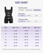 Snap Button Shaping Shorts Bodysuit
