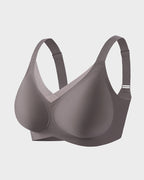 Curvefaja Womens Wireless Bras V Mesh Comfortable Bralette Supportive