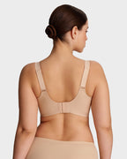 Curvefaja Womens Wireless Bras V Mesh Comfortable Bralette Supportive