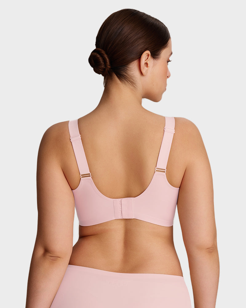 Curvefaja Womens Wireless Bras V Mesh Comfortable Bralette Supportive