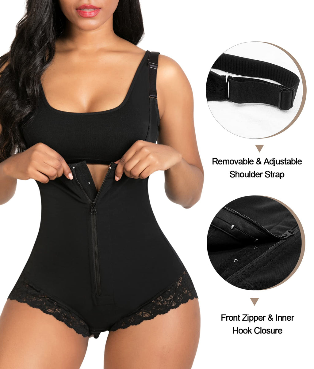 Curvefaja® Shapewear for Women Tummy Control Fajas Colombianas Open Bust Body Shaper Slimmer Bodysuit