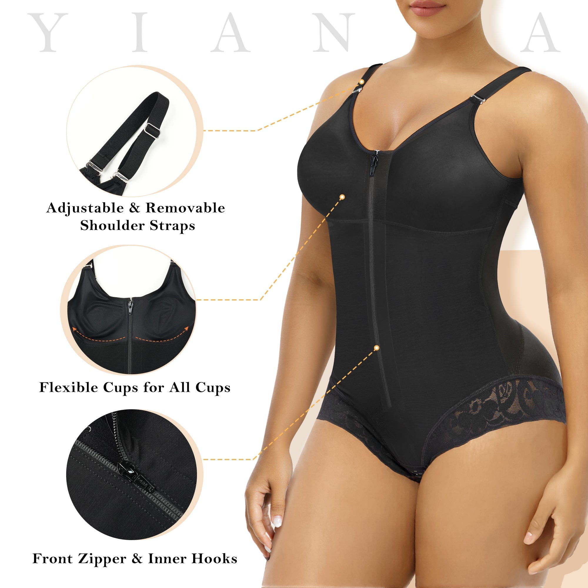 Curvefaja Fajas Colombianas Moldeadoras Postpartum Tummy Control Shapewear for Women Body Shaper Girdles Compression Garment