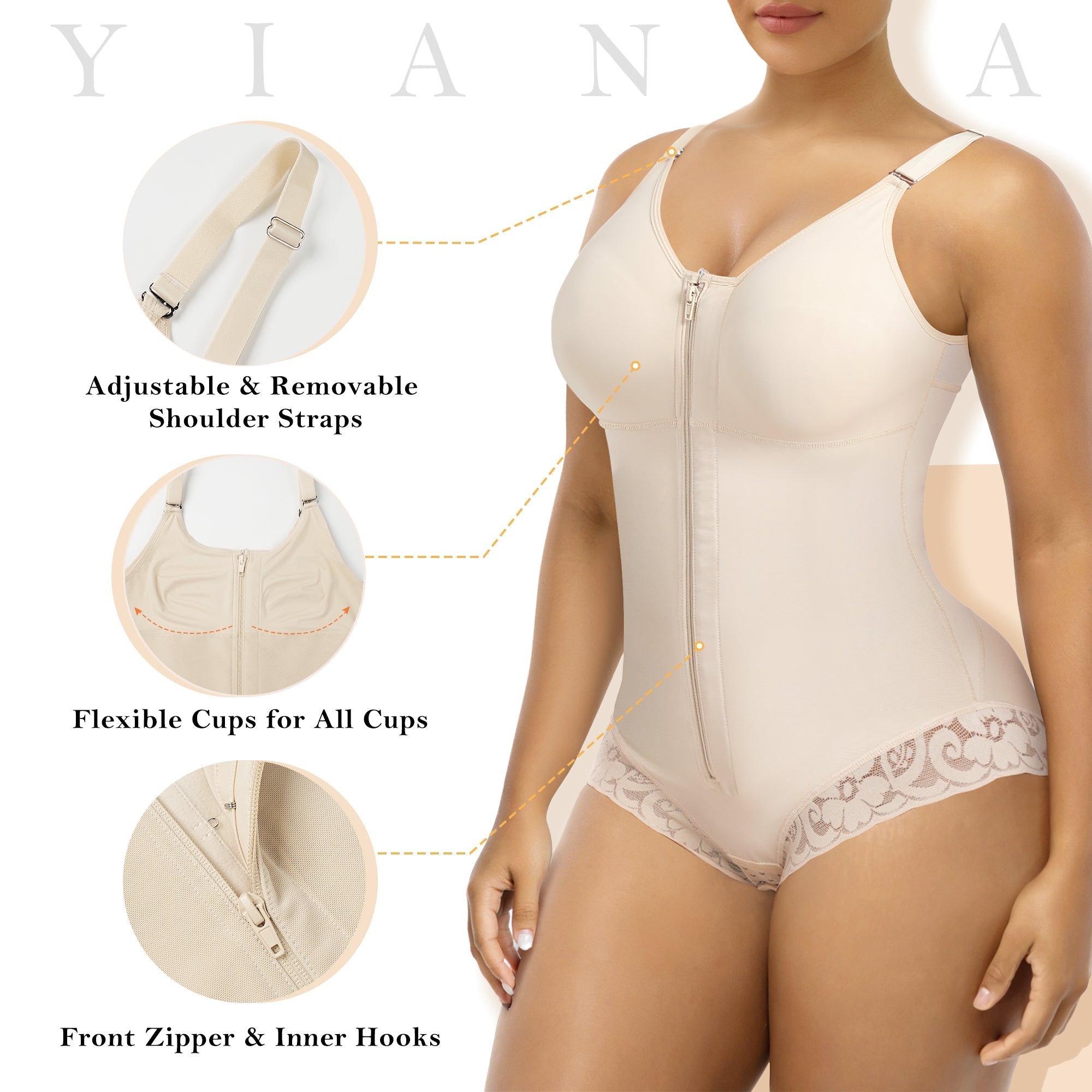 Curvefaja Fajas Colombianas Moldeadoras Postpartum Tummy Control Shapewear for Women Body Shaper Girdles Compression Garment
