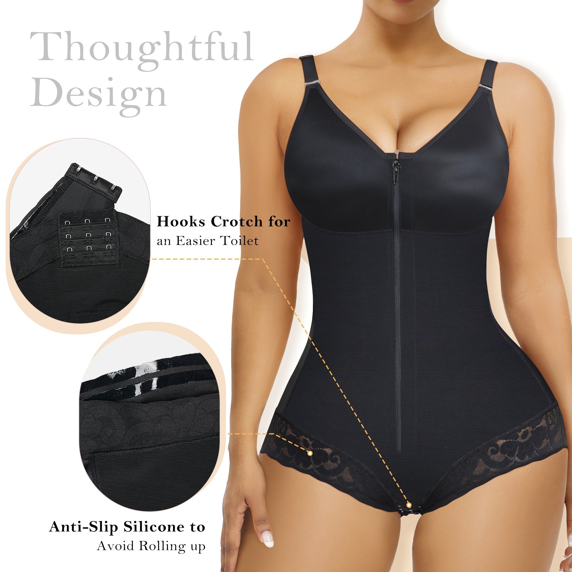 Curvefaja Fajas Colombianas Moldeadoras Postpartum Tummy Control Shapewear for Women Body Shaper Girdles Compression Garment