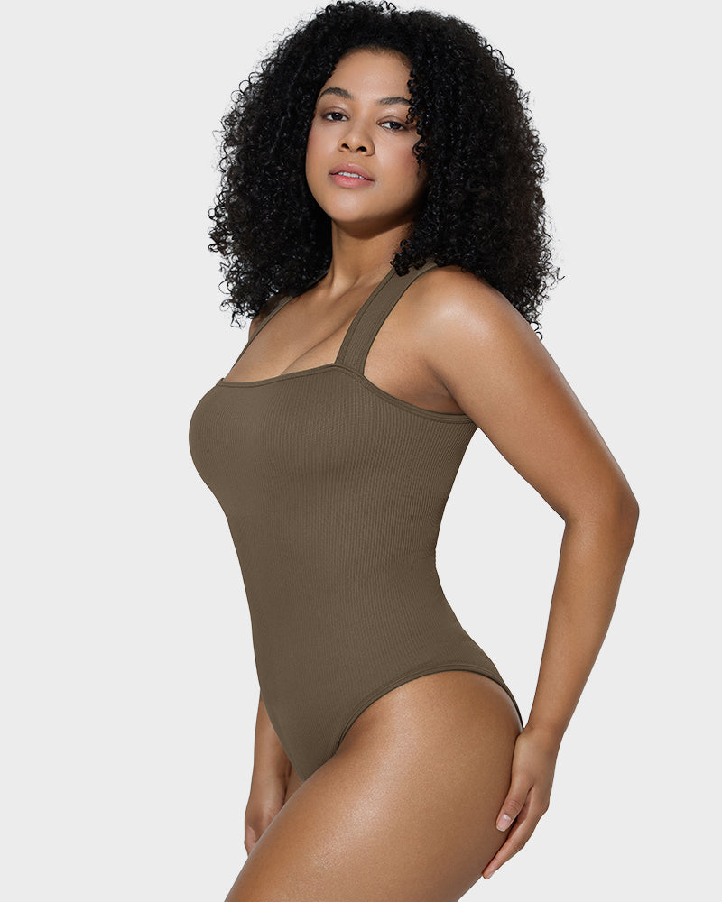 Sleeveless Tummy Control Tank Tops Bodysuits