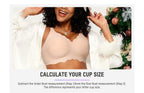 Curvefaja Soft Full Coverage Scalloped Wireless Jelly Bra