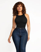 Curvefaja® Crew Neck Sleeveless Sculpting Bodysuit Shapewear