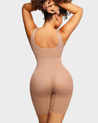Curvefaja® Seamless Sculpting Mid Thigh Bodysuit Shaper