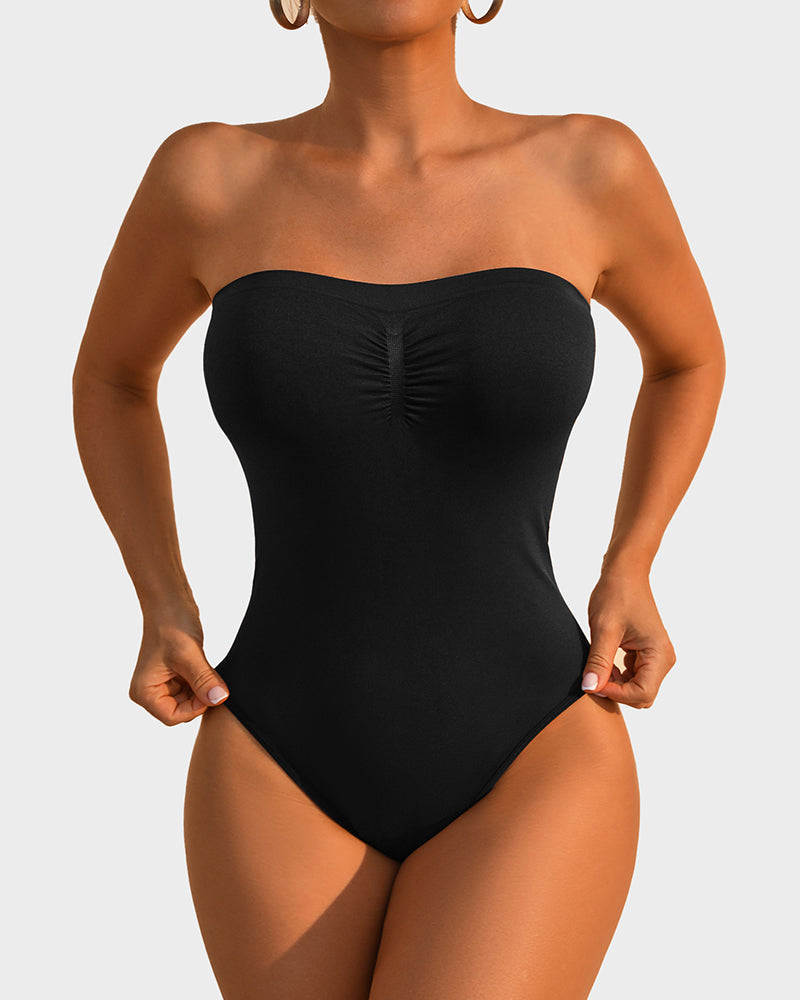 Curvefaja® Strapless Tummy Control Sculpting Bodysuit