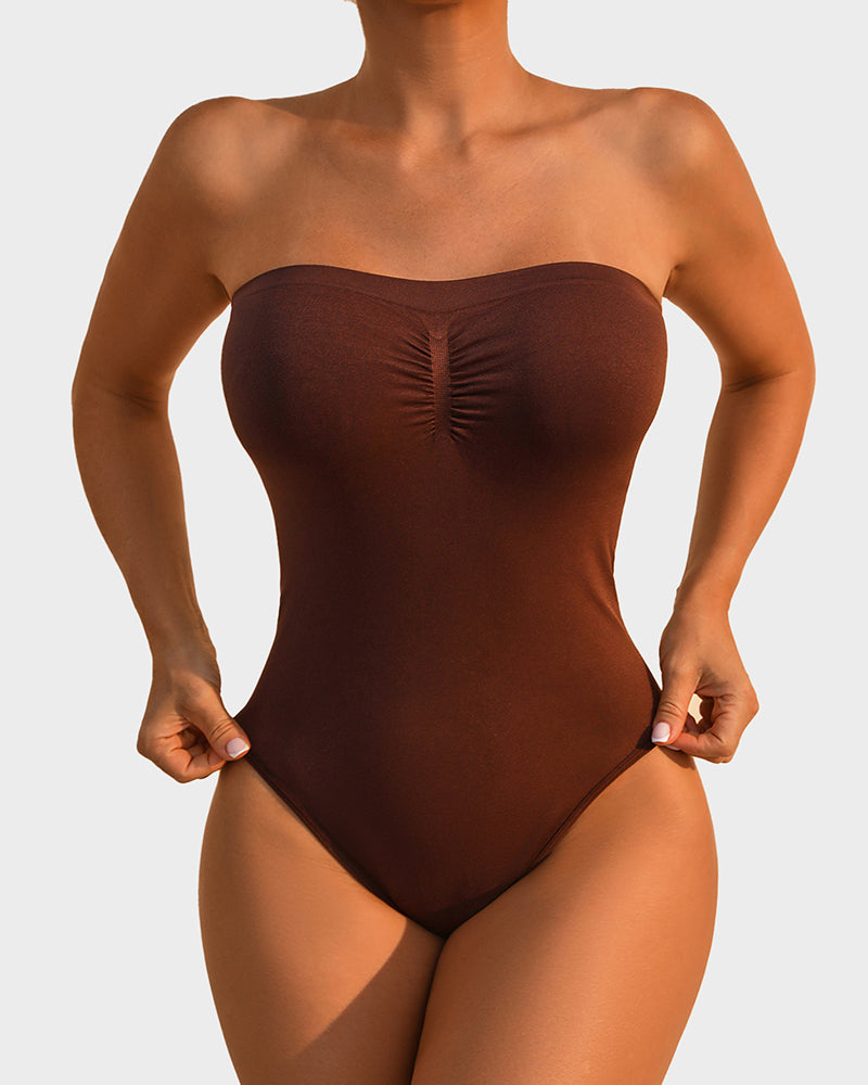 Curvefaja® Strapless Tummy Control Sculpting Bodysuit
