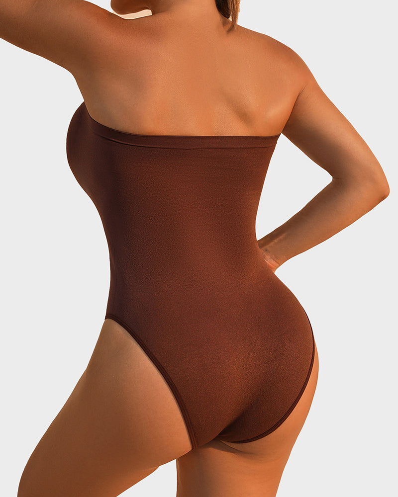 Curvefaja® Strapless Tummy Control Sculpting Bodysuit